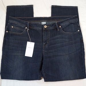 Poetry Fashion Boyfriend Fit Dark Wash Jeans